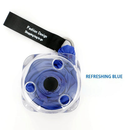Multifunctional Eco-Friendly Telescopic Disc Shopping Bag - Super Small, Portable, and Reusable Folding Storage Solution