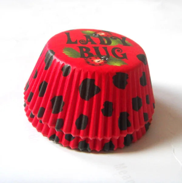 100PCS Animal Print & Pink Heart Cupcake Liners – Zebra, Leopard & Cow Pattern Muffin Baking Cups for Weddings & Parties