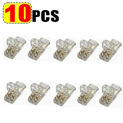 D2 Waterproof 2-Pin Wire Connectors - 10/20/30/50/100PCS Car Electrical Cable Plug Snap Terminals