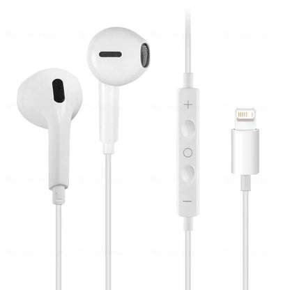 Original Wired Earphones for iPhone & iPad – In-Ear Lightning, USB-C & 3.5mm Earbuds Compatible with iPhone 17-11 Pro Max, 7/8 Plus, XR