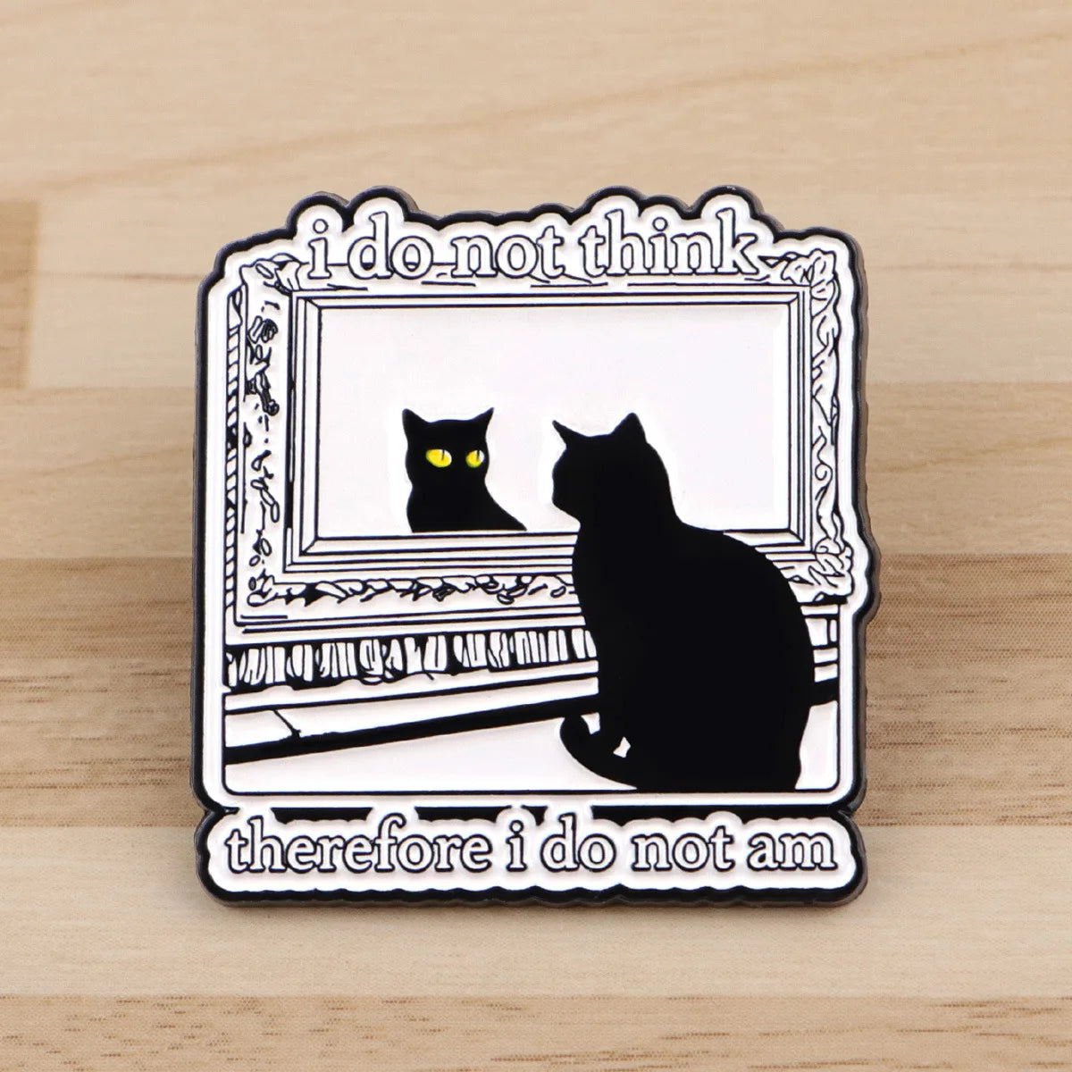 Starry Night Cat Brooch - Van Gogh-Inspired Enamel Pin Badge and Artistic Fashion Jewelry Gift