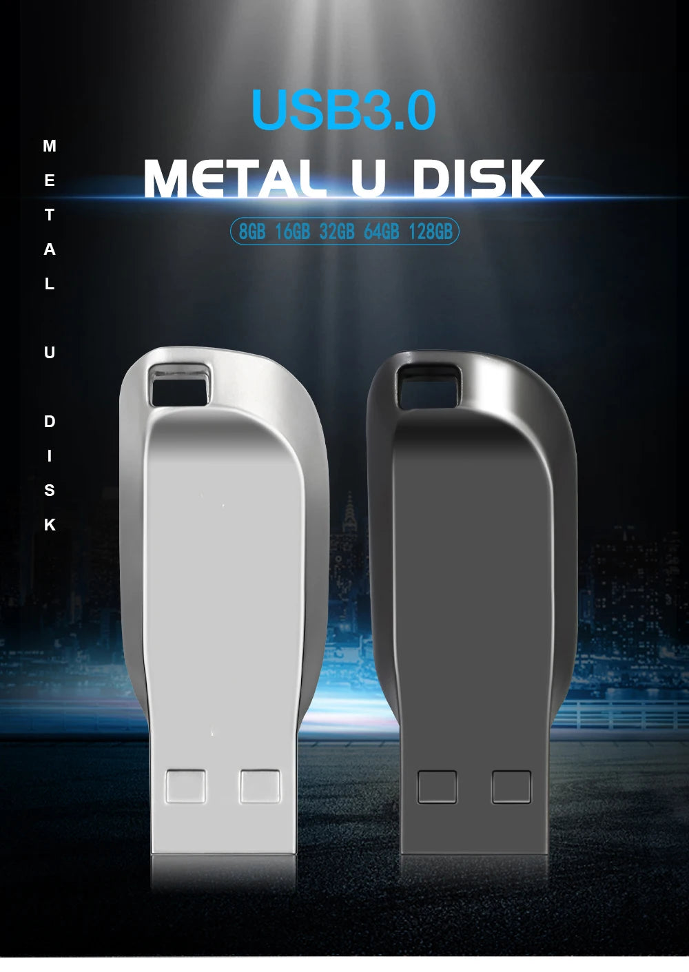 High-Speed USB 3.0 Flash Drive – 16GB to 128GB Pen Drive Memory Stick