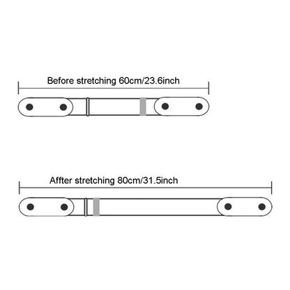 Buckle-Free Adjustable Elastic Stretch Belt - No Buckle Invisible Belt for Men & Women, Casual Jeans, Pants, Dresses - No Hassle Waist Belt