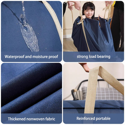 Extra Large Waterproof Moving Bag - Foldable Travel Luggage & Home Storage Packing Bag