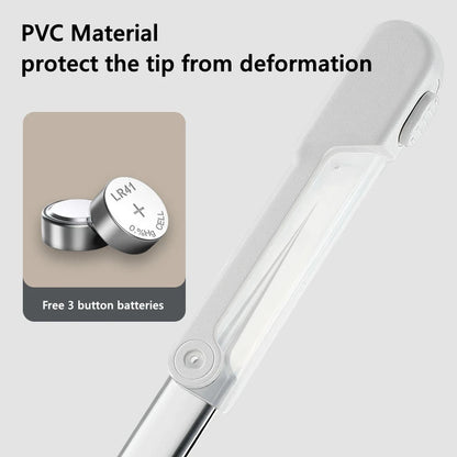 Blackhead Clip with Lights - Acne Needle Tweezers, Comedone Extractor Tool for Blemish and Pimple Removal