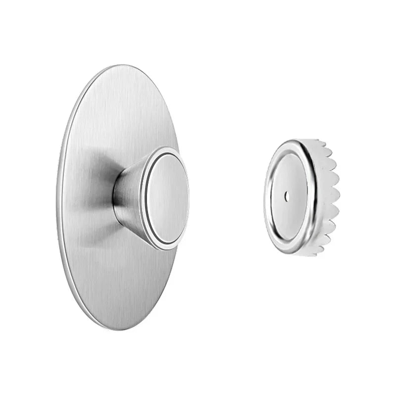 Portable Magnetic Soap Holder – 2.2×0.6 cm Stainless Steel Wall-Mounted for Kitchen & Bathroom