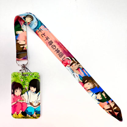 Anime Lanyard Keychain – Animated Mobile Phone & ID Card Holder, DIY Jewelry Accessory Wholesale