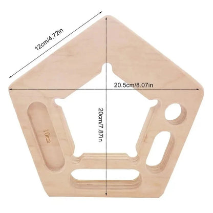 Rock Climbing Finger Strengthener: Pull-Up Hangboard Trainer for Forearm Strength - Practice Tool for Outdoor Climbing Enthusiasts