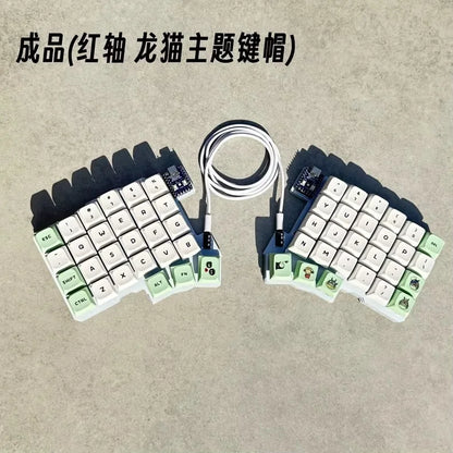Silakka54 Split Mechanical Keyboard - Ergonomic Hot-Swappable QMK/VIAL Programmable RP2040 Keyboard