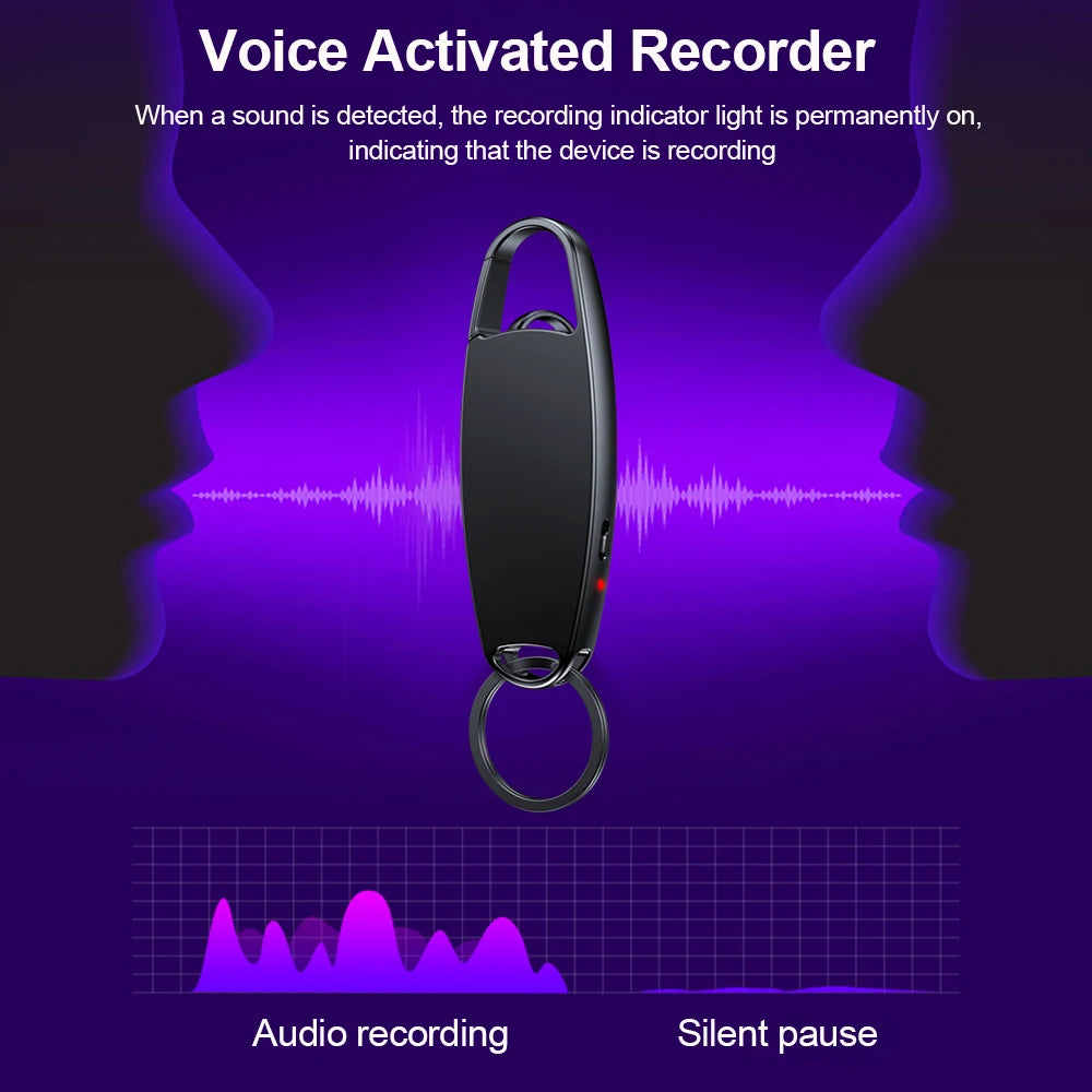 Vandlion V13 USB Digital Voice Recorder – One-Button Record, OTG MP3 Flash Drive, Hi-Fi Noise Reduction Dictaphone