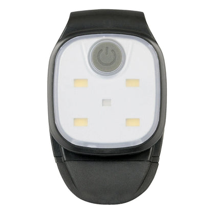 LED Clip Safety Light - USB Rechargeable Running Lamp with 4 Modes for Night Jogging, Hiking & Fishing