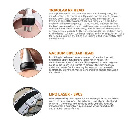 Missheart 9-in-1 40K Ultrasonic Cavitation Massager – Weight Loss, Lifting & Firming Device (US/EU Fast Shipping)