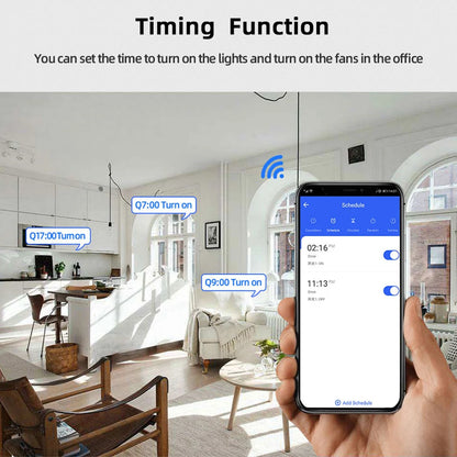 Tuya Zigbee & eWeLink Smart WiFi Module Switch, 4CH Relay 12V/24V/110V/220V RF 433 Remote Control, Works with Alexa & Google Home