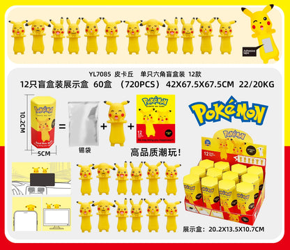 12PCS Surprise Blind Box Cartoon Character Dolls – Cute Model Toy Figures for Mobile, Car & Desktop Decoration Gift