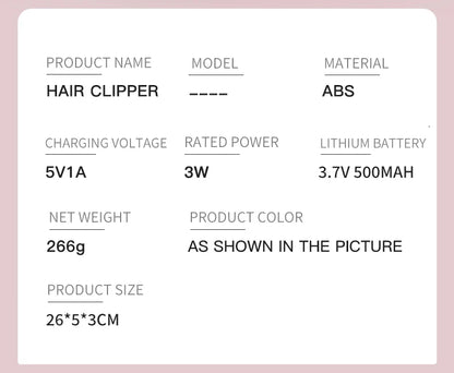 Cordless Hair Ends Trimmer – Professional Automatic Split End Remover for Dry, Damaged, Brittle Hair