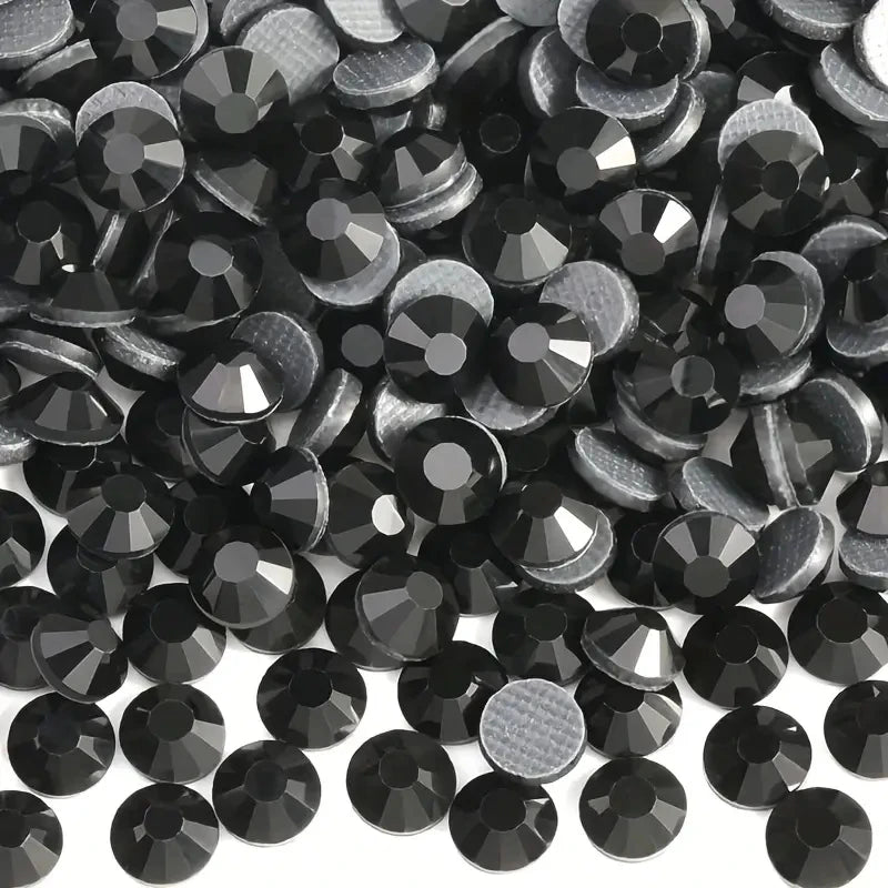 Bobohoo HotFix Crystal Rhinestones SS6-SS30 – Glitter Iron-On Strass Gems for Clothing, Dresses & DIY Crafts