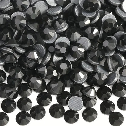 Bobohoo HotFix Crystal Rhinestones SS6-SS30 – Glitter Iron-On Strass Gems for Clothing, Dresses & DIY Crafts