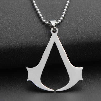 Assassin Syndicate Creed Pendant Necklace - Stainless Steel Game Cosplay Jewelry Gift