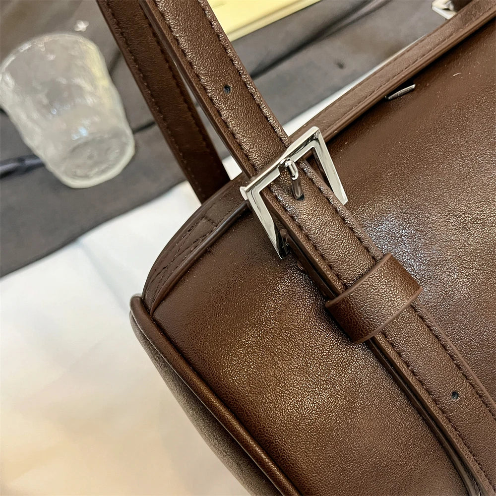 2024 Multifunctional Cylinder Shoulder Bag for Women – Luxury Crossbody Handbag with Pendant