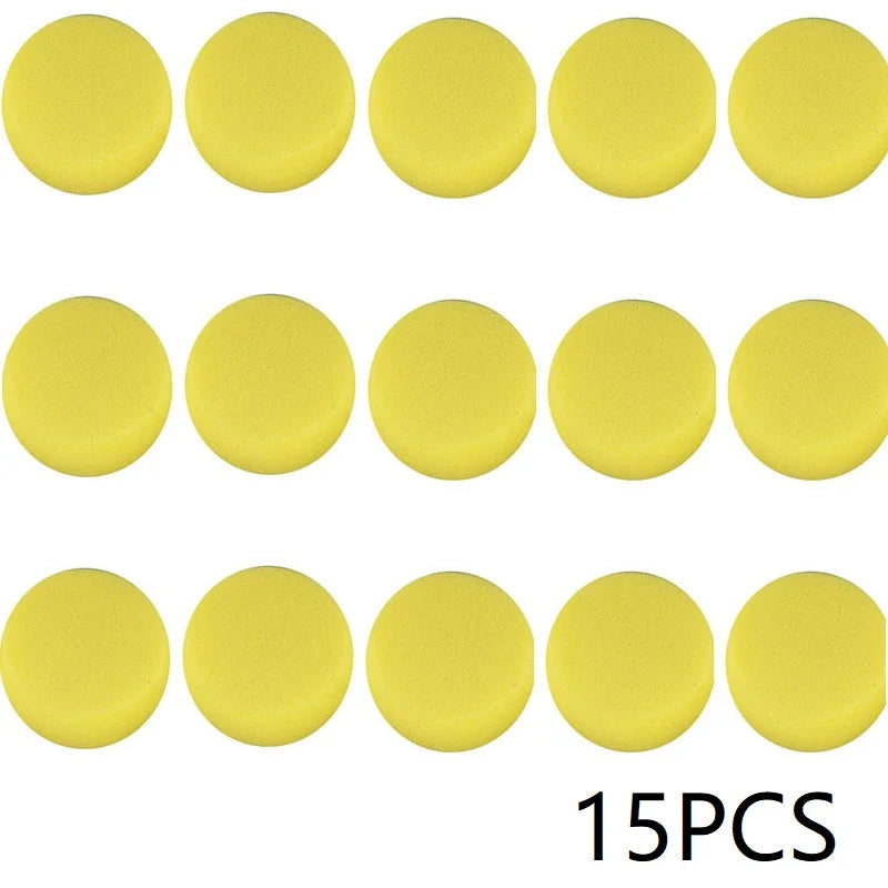 5/10/15 PCS Round Coloring Sponges — Watercolor & Craft Painting Sponge Set for Art Projects
