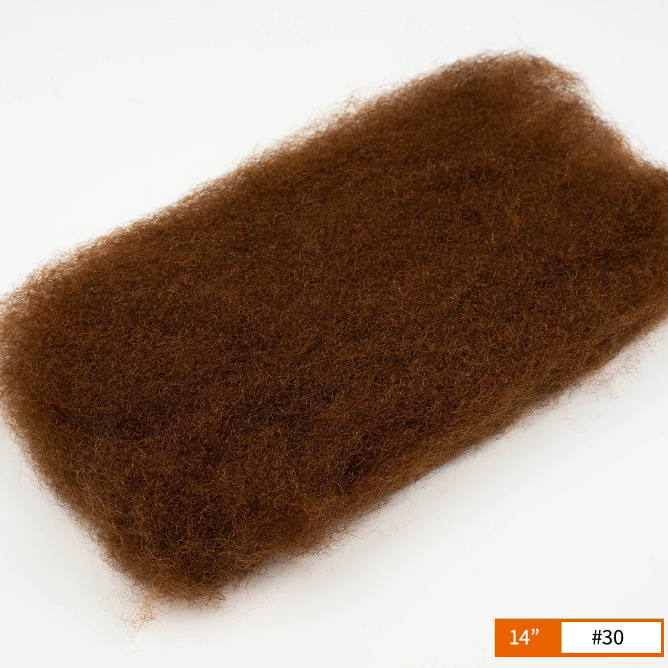 Brazilian Remy Afro Kinky Curly Bulk Human Hair – 50g Braiding Extensions for Dreadlocks & Crochet Twists