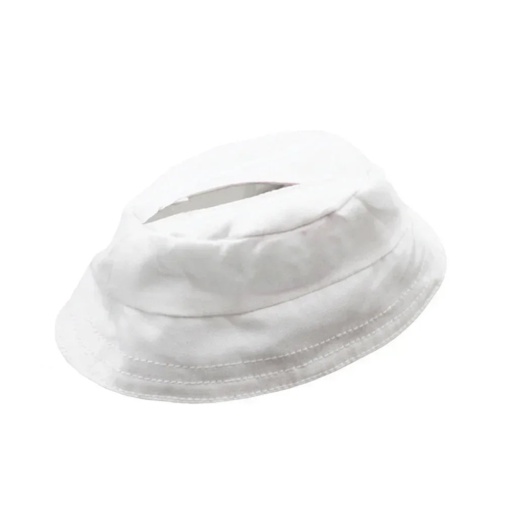 Solid Color Fisherman Hat for 17cm Labubu Doll – Cotton Doll Accessories (Hat Only, No Doll Included) | Cute Collectible Outfit Accessory