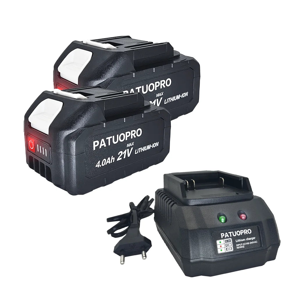 18V/21V Rechargeable Lithium Battery – 2.0Ah, 4.0Ah, 6.0Ah for Makita Cordless Wrench, Hammer Drill, Grinder & Tools