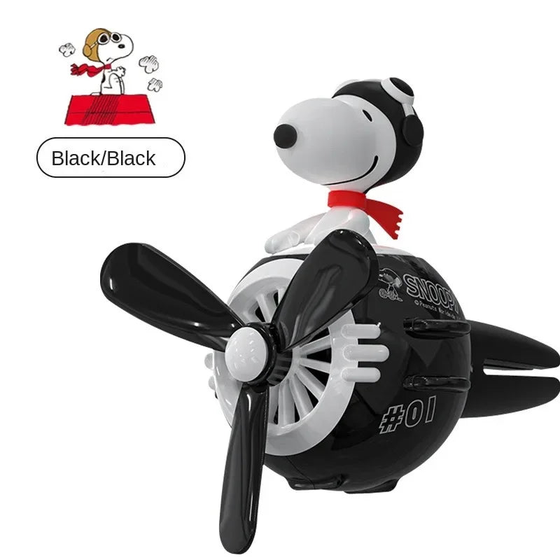 Cute Snoopy Car Air Freshener – Anime Aromatherapy Perfume Clip for Car Vent Decoration