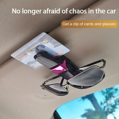 Car Sun Visor Glasses Clip - Auto Bracket for Women & Men, Glasses Holder Auto Interior Accessories