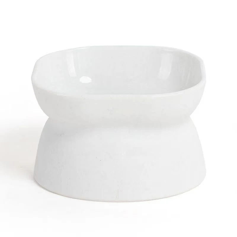 Elevated Cat & Dog Food Bowl - Anti-Vomiting Whisker-Friendly Pet Feeder