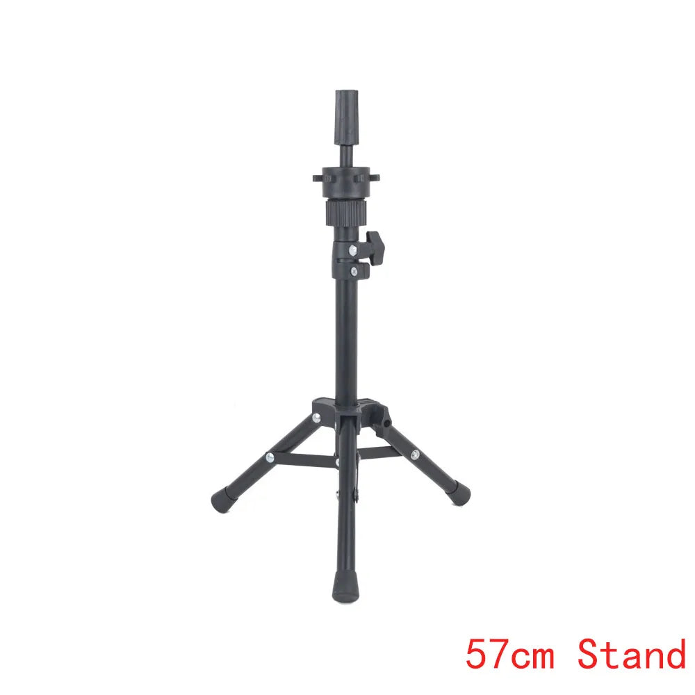 150cm Wig Stand Tripod – Mannequin Head Holder for Hairdressing, Training, and Clamp Stand