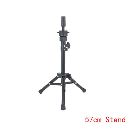 150cm Wig Stand Tripod – Mannequin Head Holder for Hairdressing, Training, and Clamp Stand