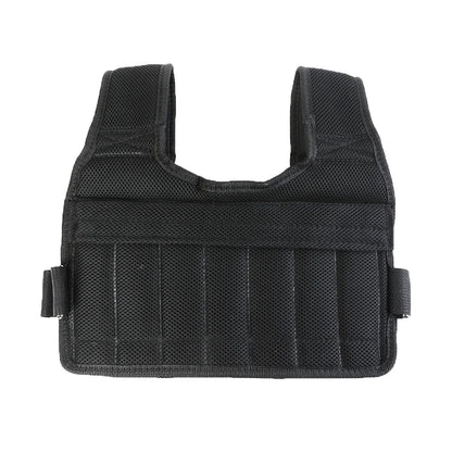 Adjustable Weight Training Vest — 3/15/35kg Fitness Running Jacket for Workout & Jogging