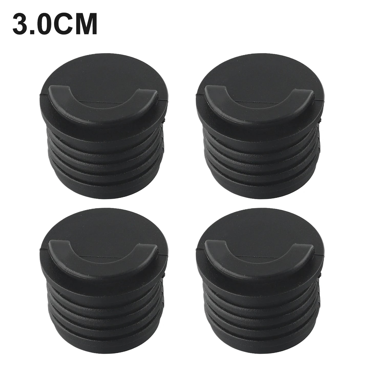 4-Pack Kayak Drain Plugs – 3.5 cm/1.20 inches for Canoe, Boat, and Bung Drain Holes, Practical Replacement Parts