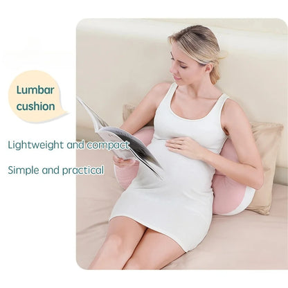 Pregnancy Body Pillow - Cotton Maternity Sleeping Pillow with Free Auxiliary Waist Support Cushion