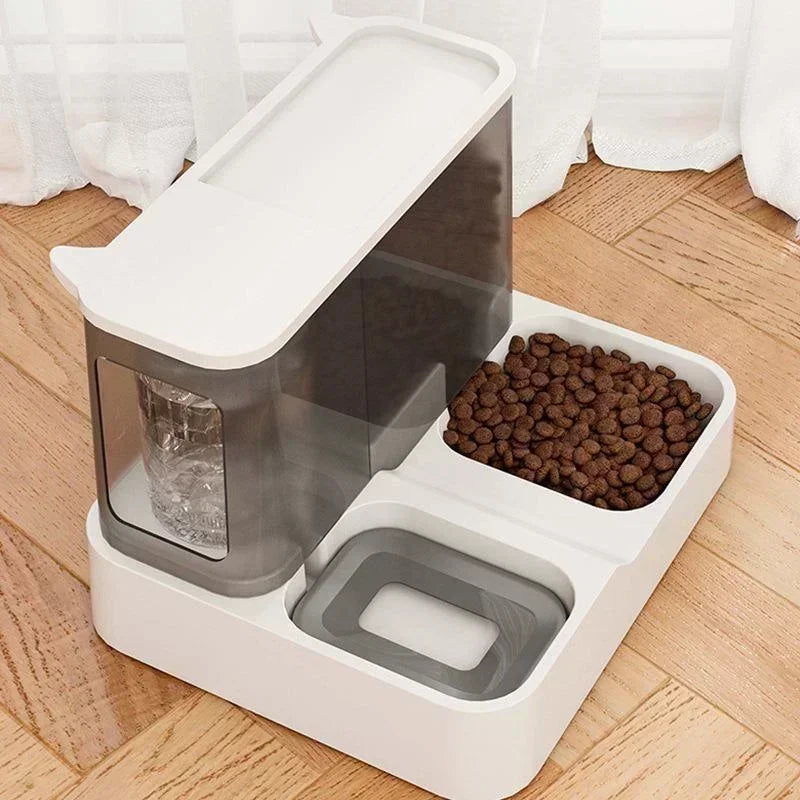 2.2L Automatic Pet Feeder & Water Dispenser – Smart 2-in-1 Dog Food Bowl