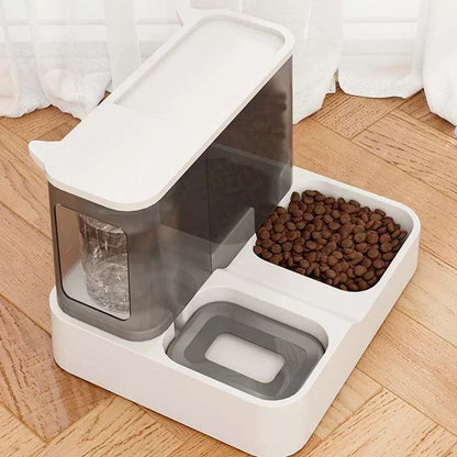 2.2L Automatic Pet Feeder & Water Dispenser – Smart 2-in-1 Dog Food Bowl