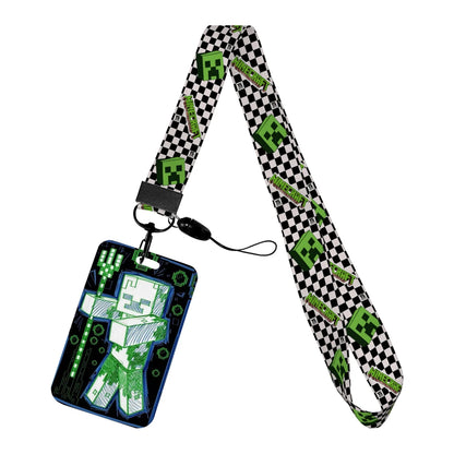 Cartoon Game Name Badge Holder Lanyard – Student ID & Credit Card Strap Gift