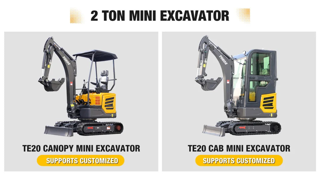 1 Ton Mini Excavator — Kubota Engine, EURO 5 Agricultural Digger, Customizable Compact Excavator for Sale