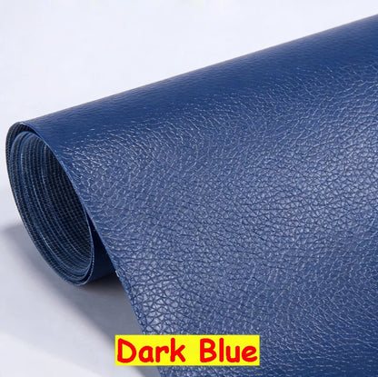 Large PU Leather Repair Patch Roll - Self-Adhesive Faux Leather Repair Tape for Sofa & Car Seats