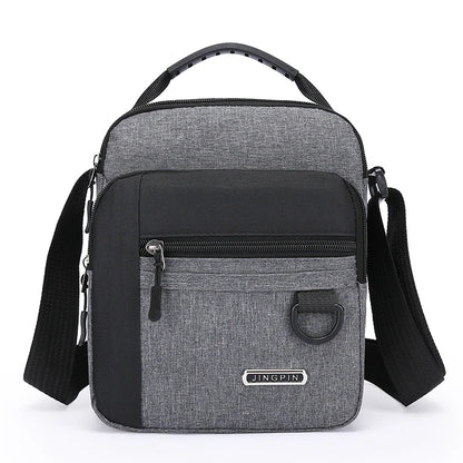 Large Capacity Men's Waterproof Shoulder Bag – Wear-Resistant Backpack with Multiple Pockets for Business
