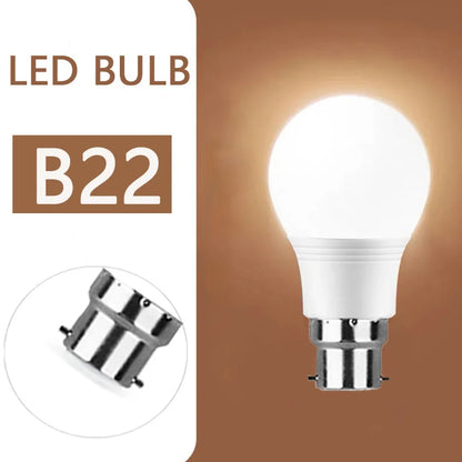 LED Light Bulbs - E27 E14 B22 220V Energy Saving SMD2835 Lamps for Indoor Home Bedroom Lighting