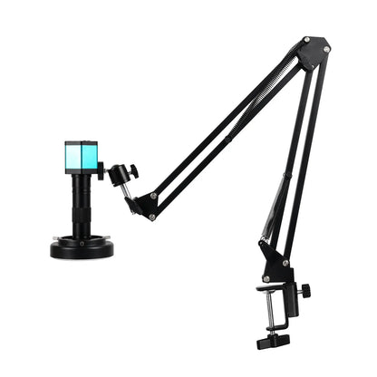 YIZHAN 4K Digital Microscope — Full HD HDMI VGA Industrial Camera with C-Mount, 150x Lens for Soldering & Phone Repair
