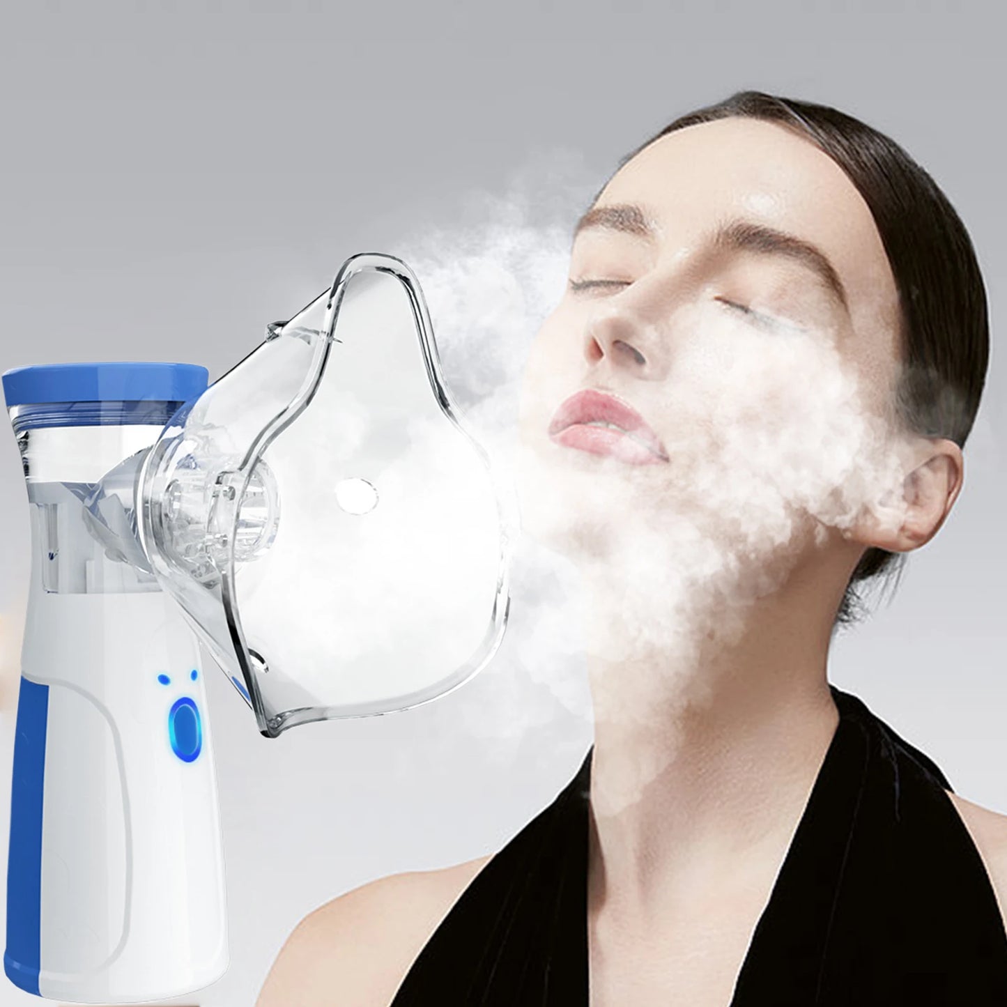 Revitalize 2-in-1 Facial Steamer & Humidifier — Nano Ion Mist for Skin and Air Moisturizing with Water Tank