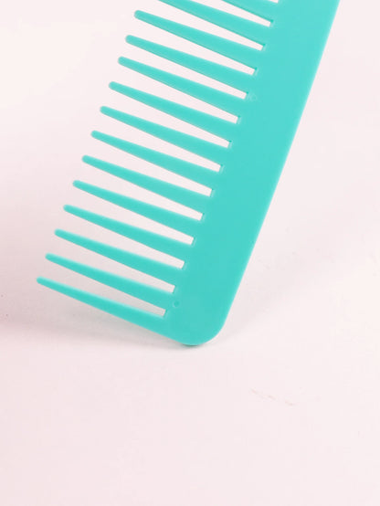 Thick Plastic Heat-Resistant Salon Comb – Anti-Static Long & Wide Tooth Comb for Real Hair Wigs