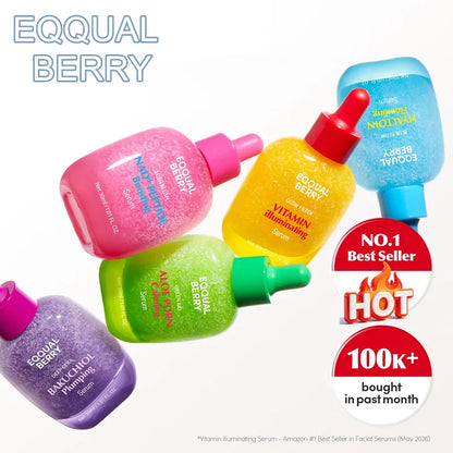 EQQUALBERRY PDRN + Peptide Boosting Serum - Pore-Tightening Nourishing Skincare for Sensitive Skin