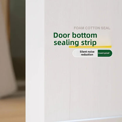 YITAPE Door Bottom Seal Strip - 1M Self-Adhesive Silicone Weatherstrip for Soundproof, Windproof & Dustproof Protection