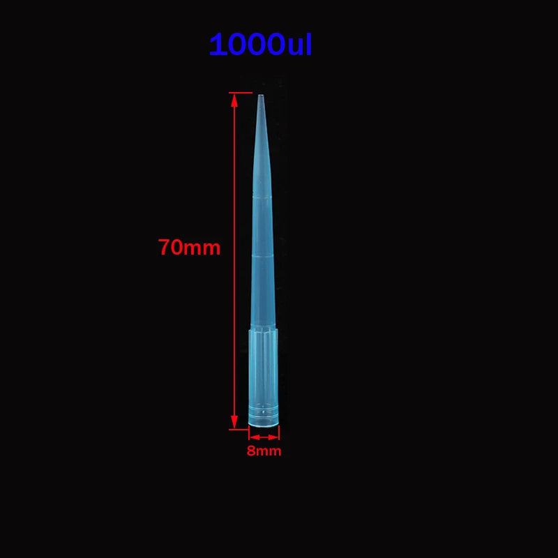 Laboratory Micropipette Tips — Disposable Plastic Pipette Tips 10µL, 200µL, 1000µL, 5mL, 10mL for Scientific Experiments