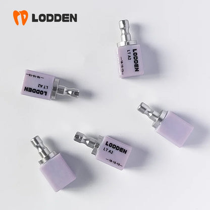 5pcs Lithium Disilicate Blocks for CAD CAM – C14 HT/LH/MT/MO Glass Ceramic Milling Material for Dental Lab