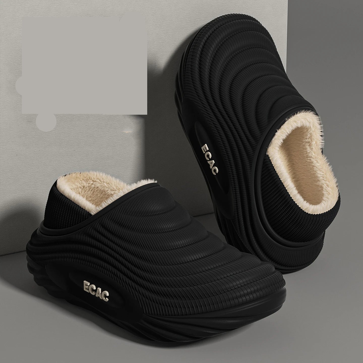 Waterproof Cotton Slippers for Men & Women – Warm Winter Home Shoes, Non-Slip Cozy Couple Cotton Slippers Indoor Comfort Footwear
